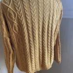 Thumbnail for Mustard-coloured twisted yarn, 100% cotton