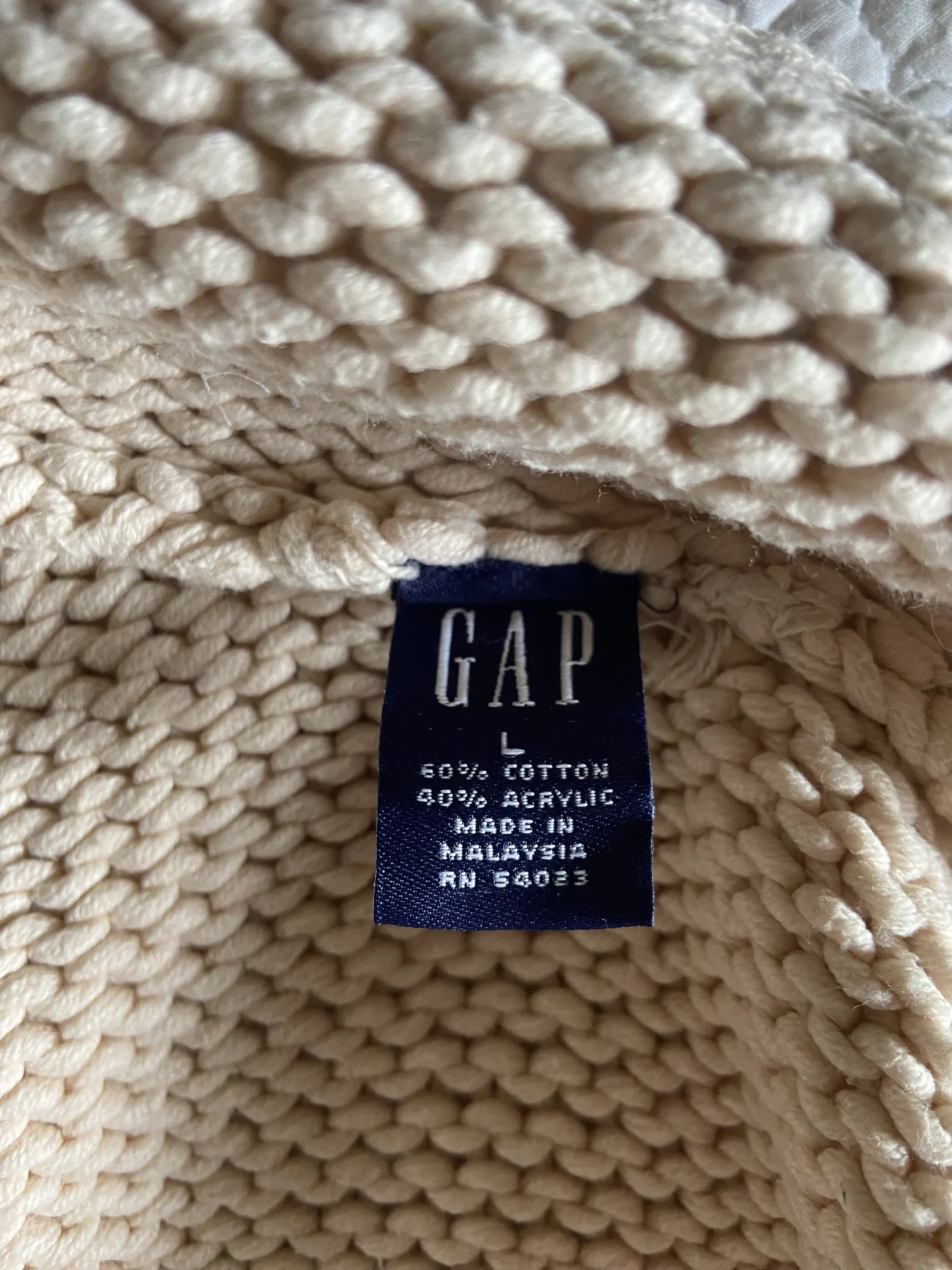 Image for Beige Gap jacket with a zip