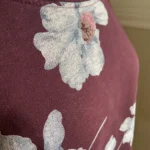 Thumbnail for Coton ouaté fleuri manches bouffantes