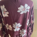 Thumbnail for Coton ouaté fleuri manches bouffantes