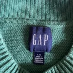Thumbnail for Tricot Gap vert 100% coton