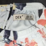 Thumbnail for Robe fleurie à col licou (halter) Dex