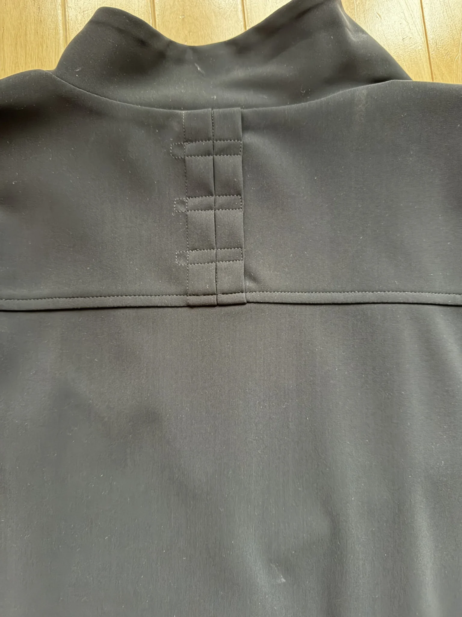 Image for Veste spencer noire à col asymétrique