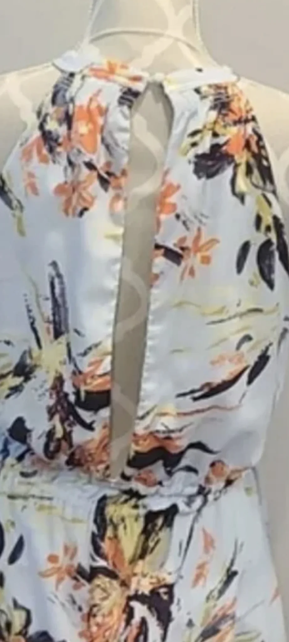 Image for Robe fleurie à col licou (halter) Dex