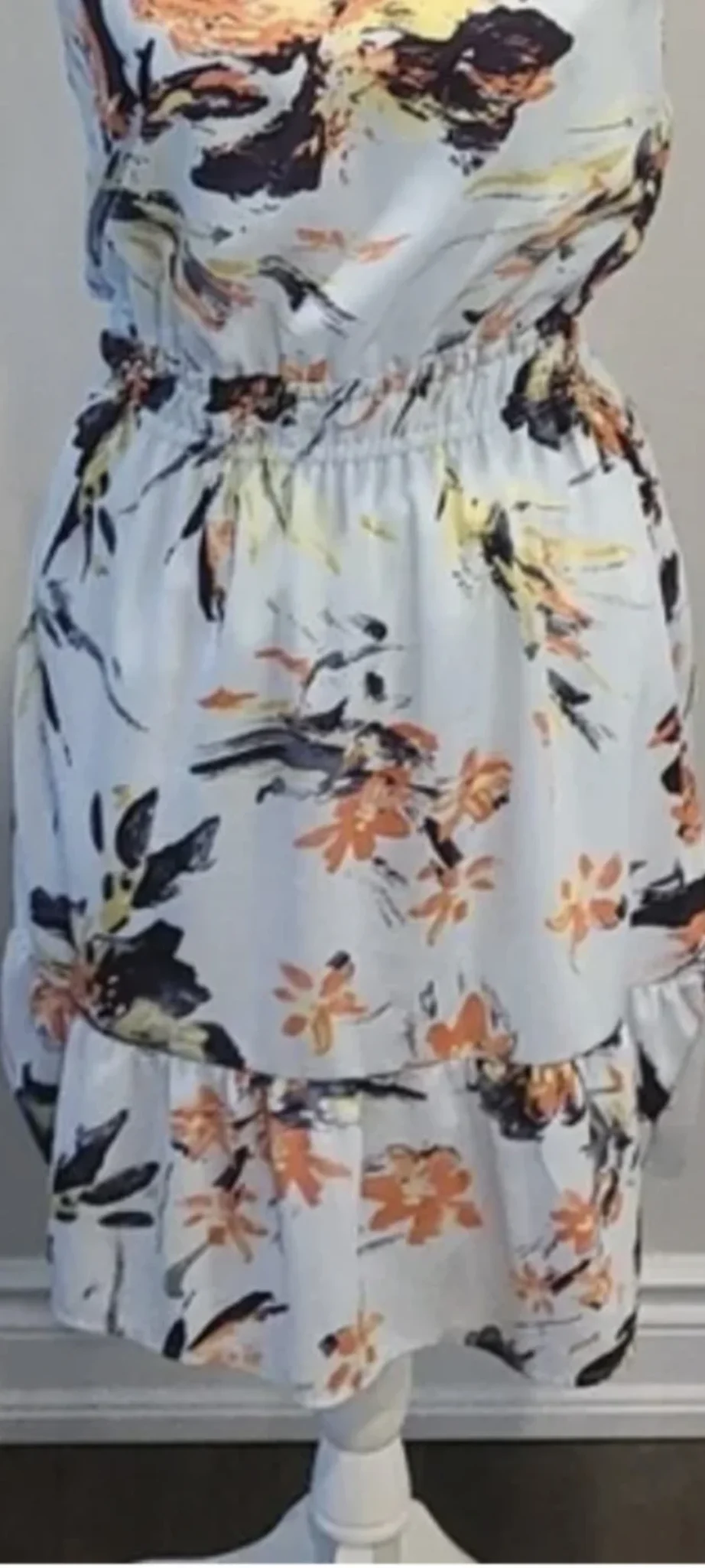 Image for Robe fleurie à col licou (halter) Dex