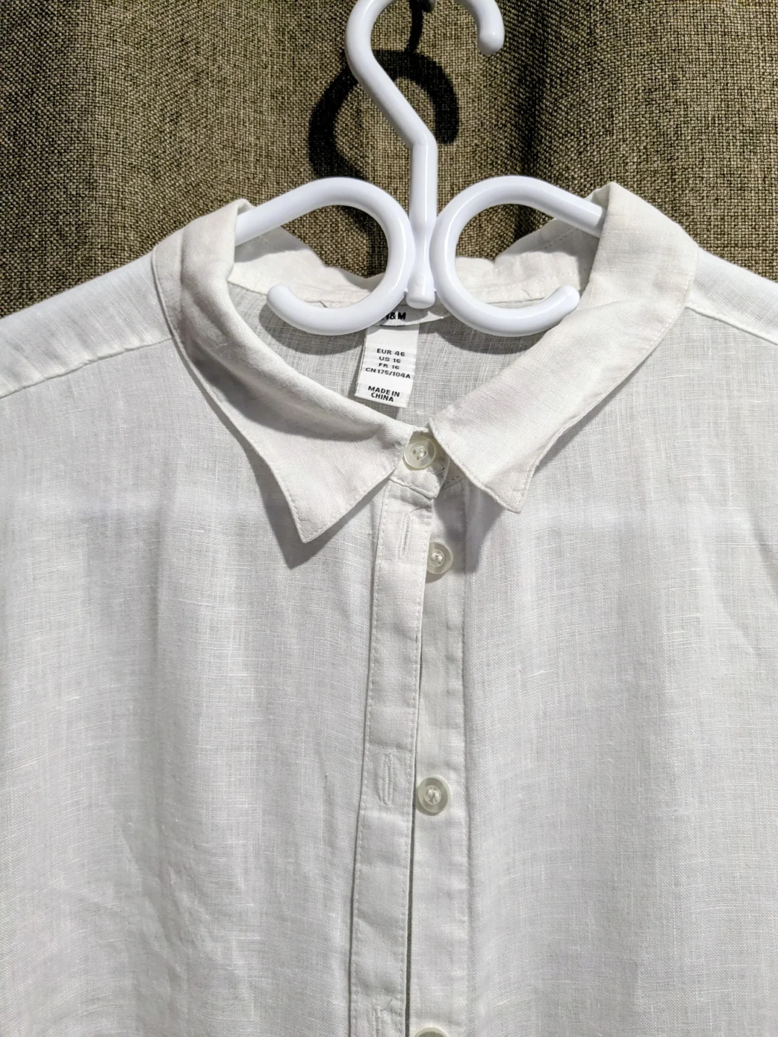 Image for Cotton and linen shirt
