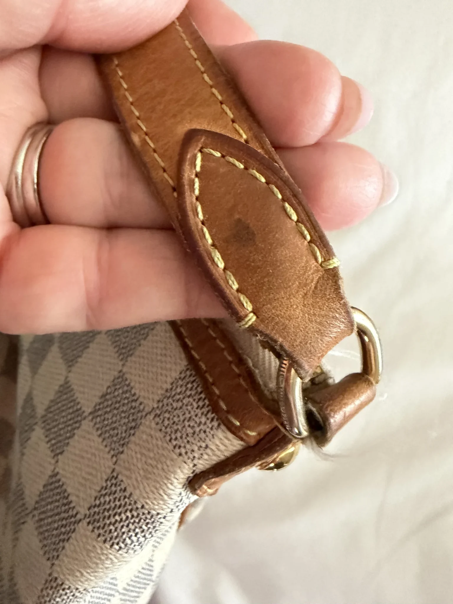 Image for Sac à main Louis Vuitton damier azur Syracuse authentique