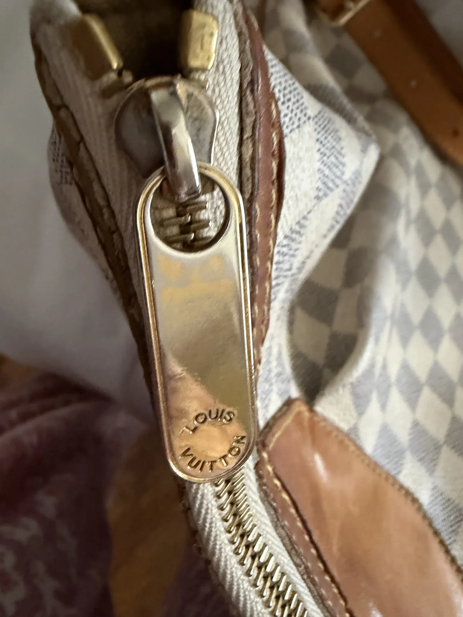 Image for Sac à main Louis Vuitton damier azur Syracuse authentique