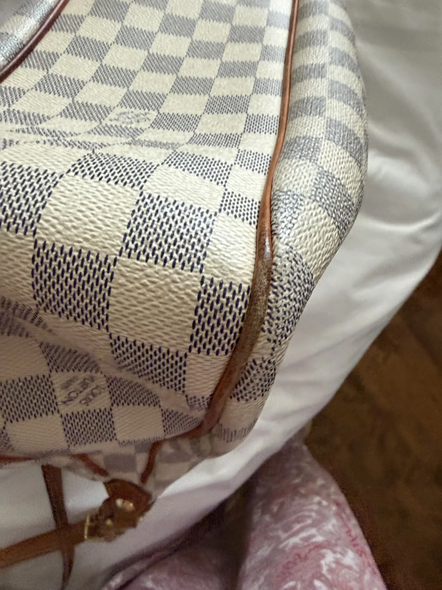Image for Sac à main Louis Vuitton damier azur Syracuse authentique