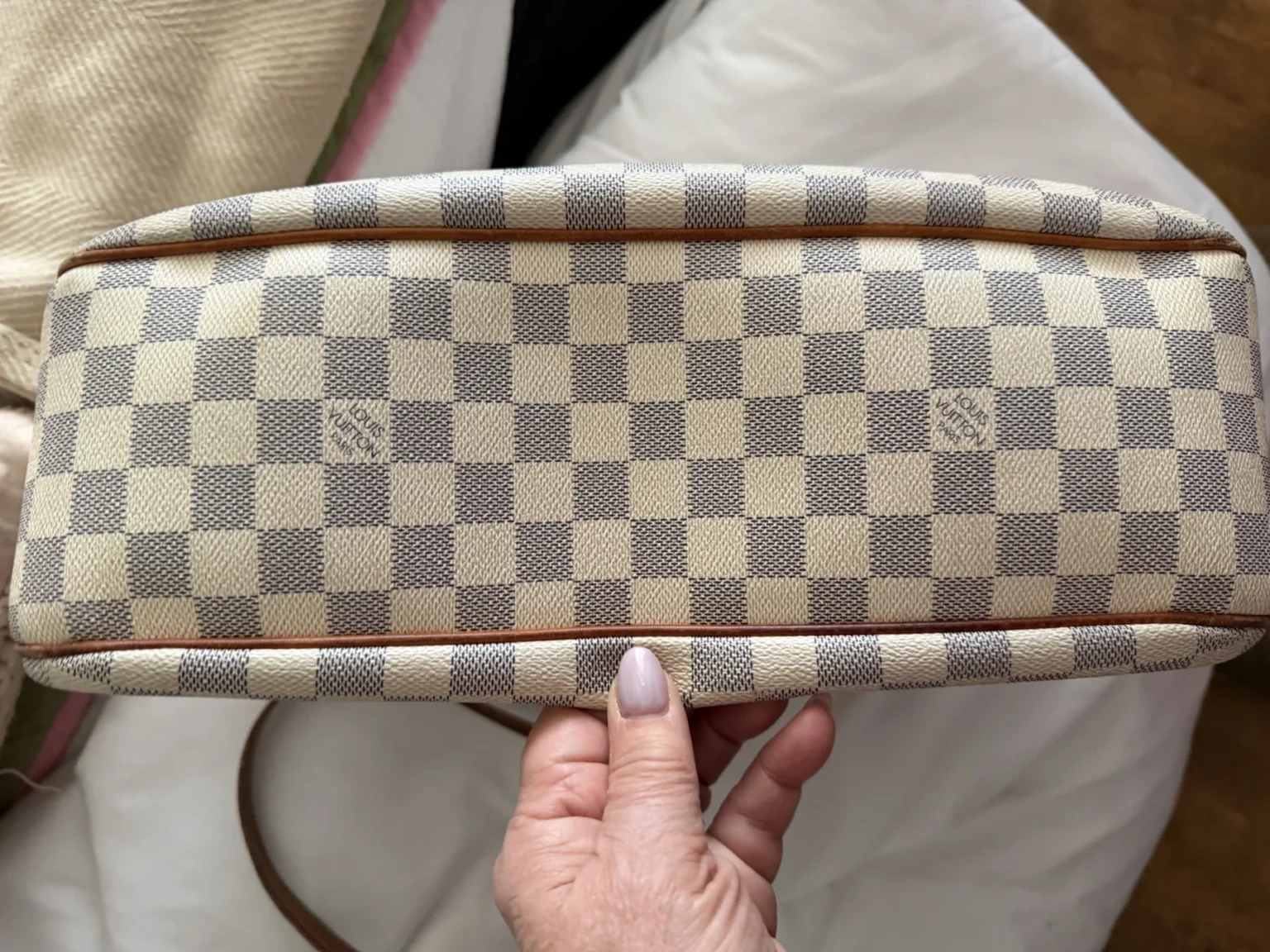 Image for Sac à main Louis Vuitton damier azur Syracuse authentique