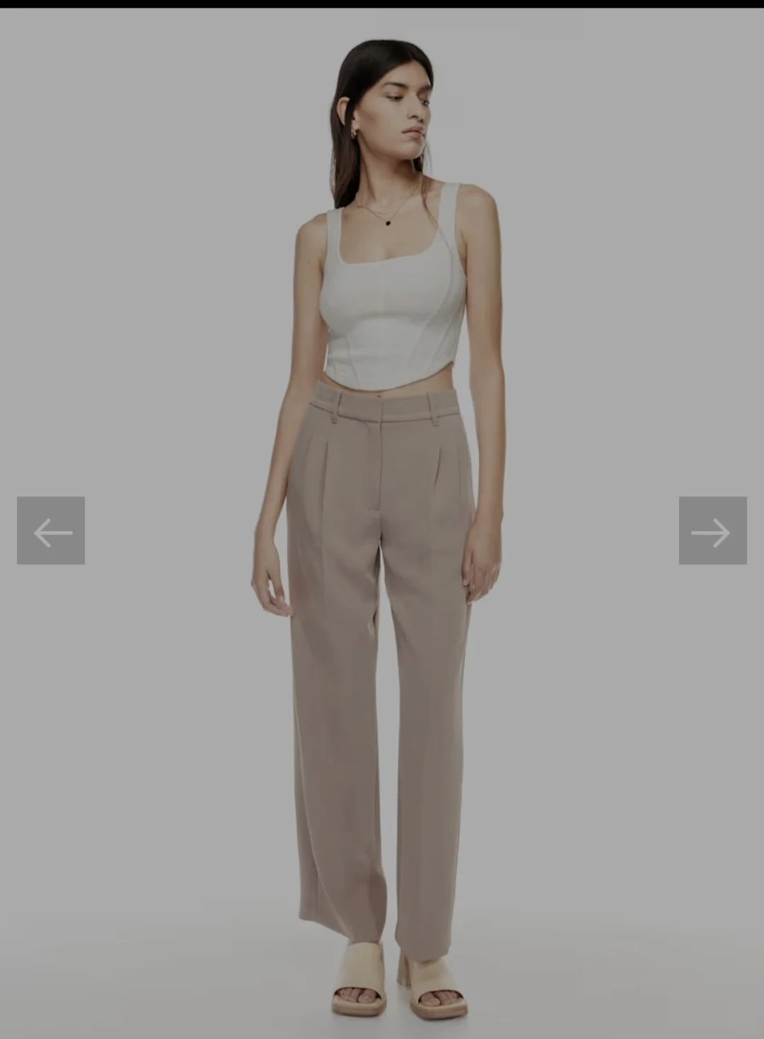Crop top Aritzia seconde main