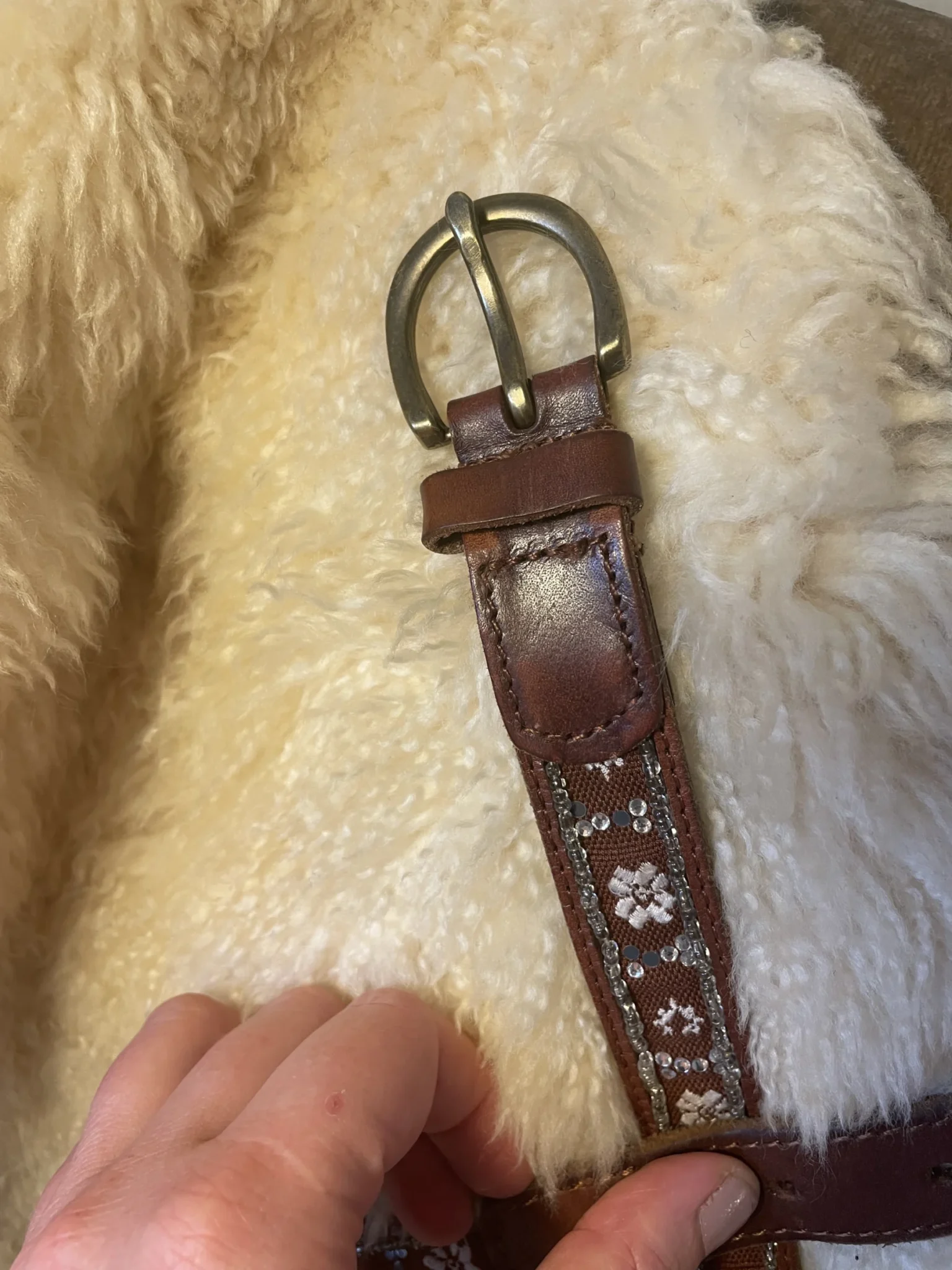 Image for Ceinture 💯 cuir Small/Medium Abercrombie and Fitch