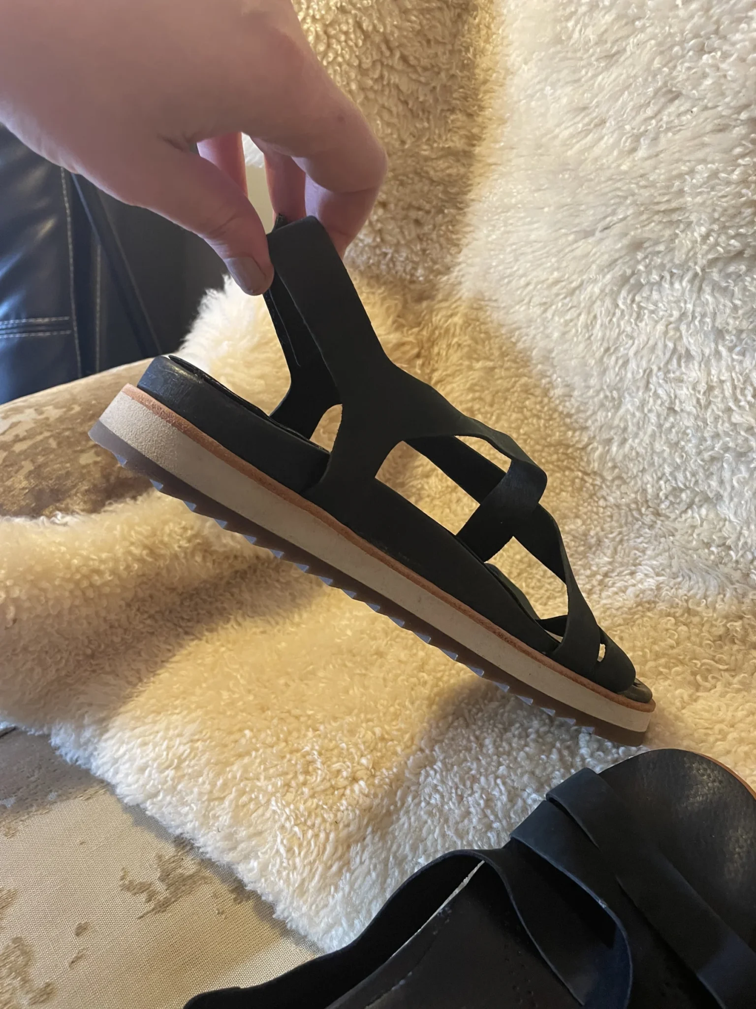 Image for Sandales 41 femme cuir noir merell