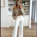 Featured thumbnail for OYCEE beige/gold crop top
