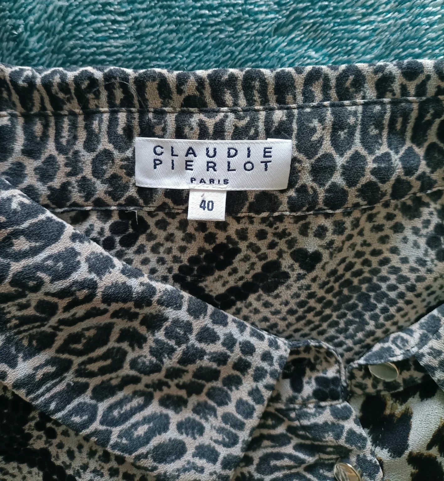 Image for Long printed dress