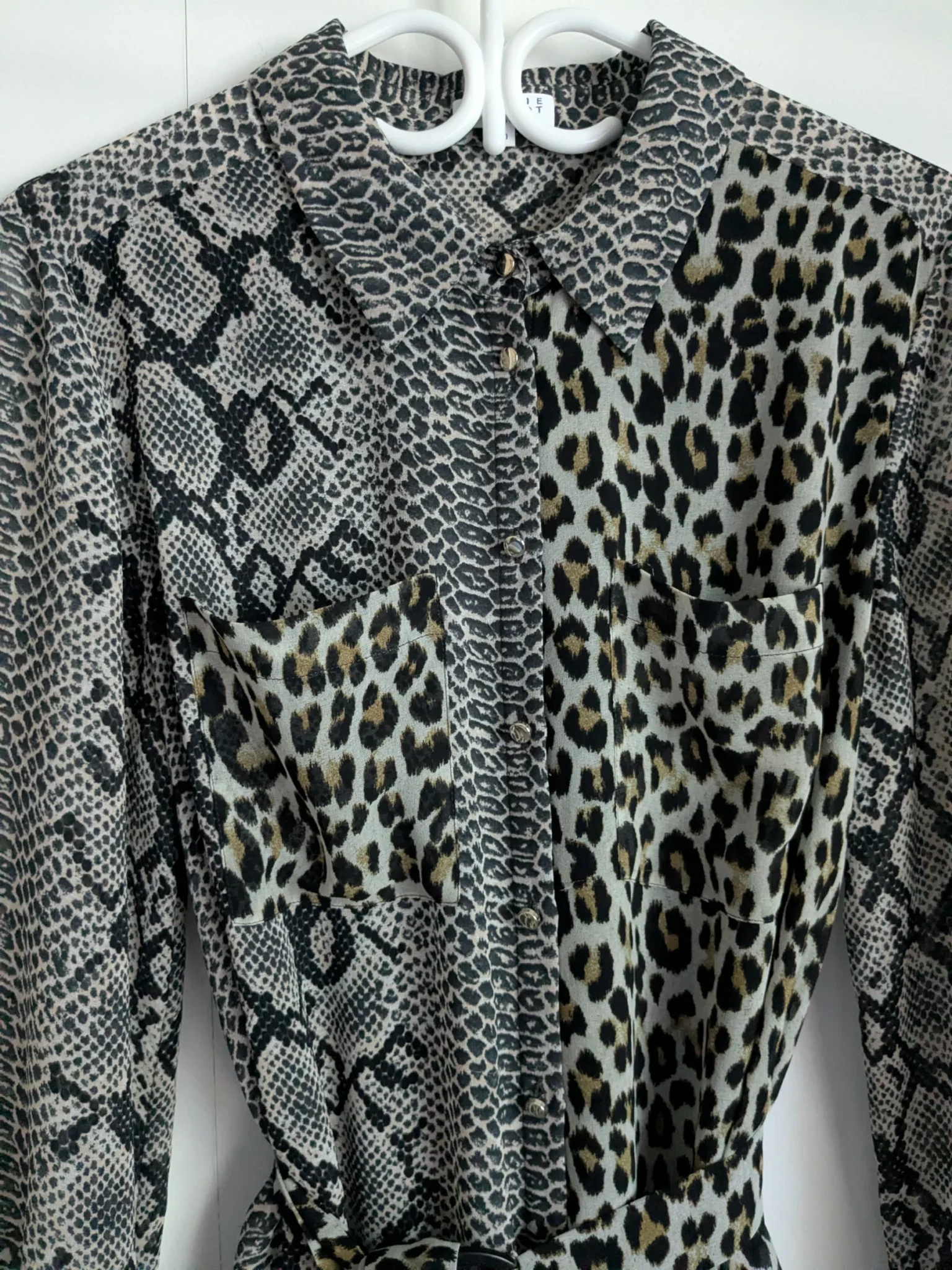 Image for Long printed dress