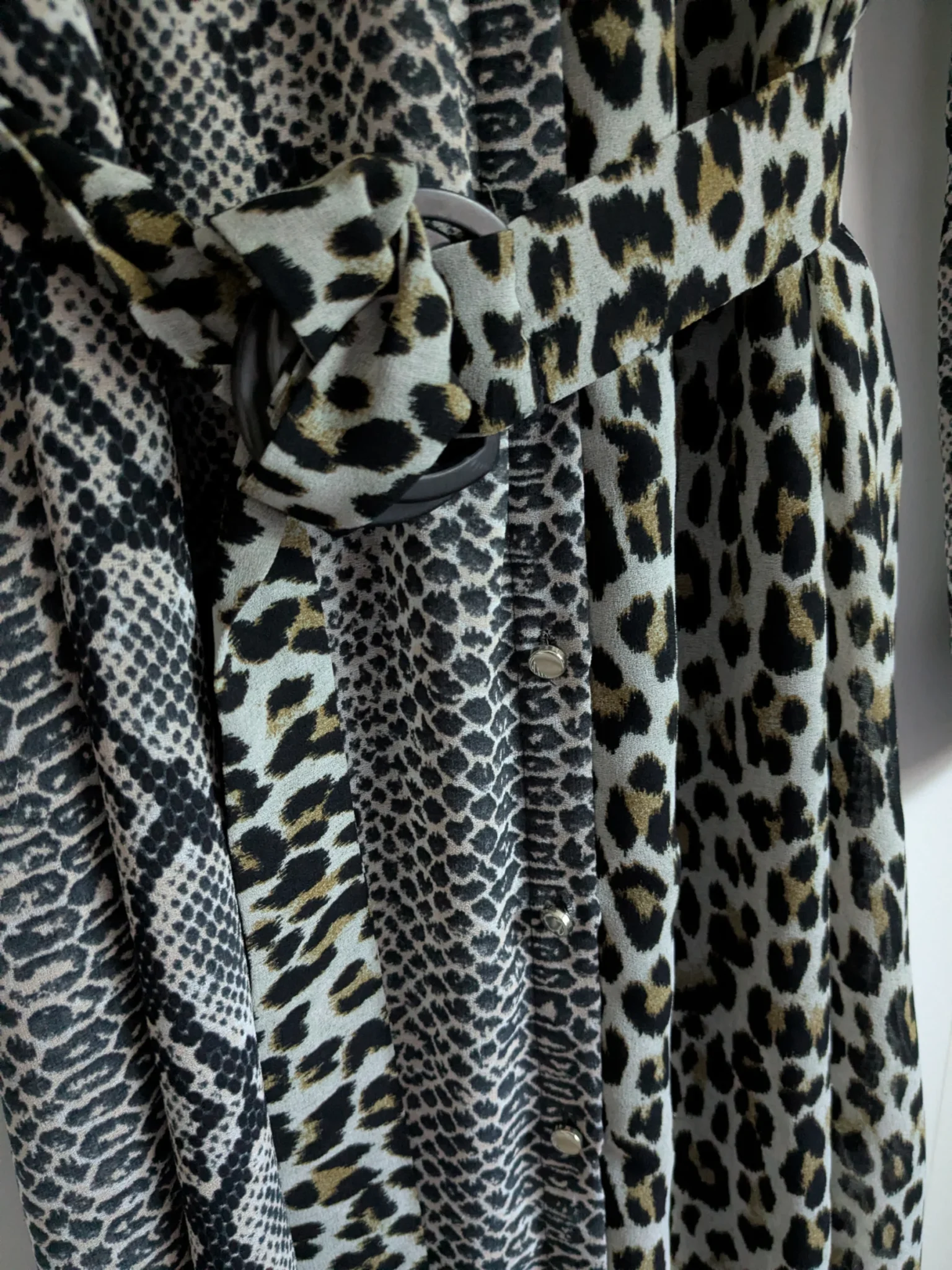 Image for Long printed dress