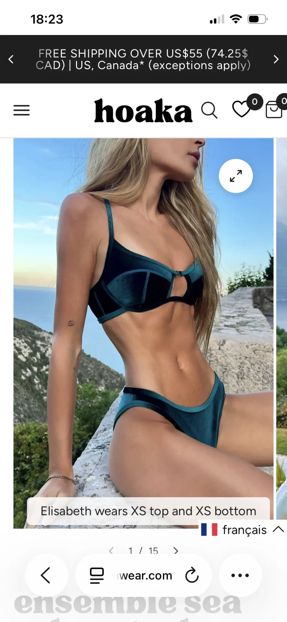 Featured image for Bikini Hoaka NEUF sans étiquettes