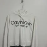 Featured thumbnail for White Calvin Klein hoodie