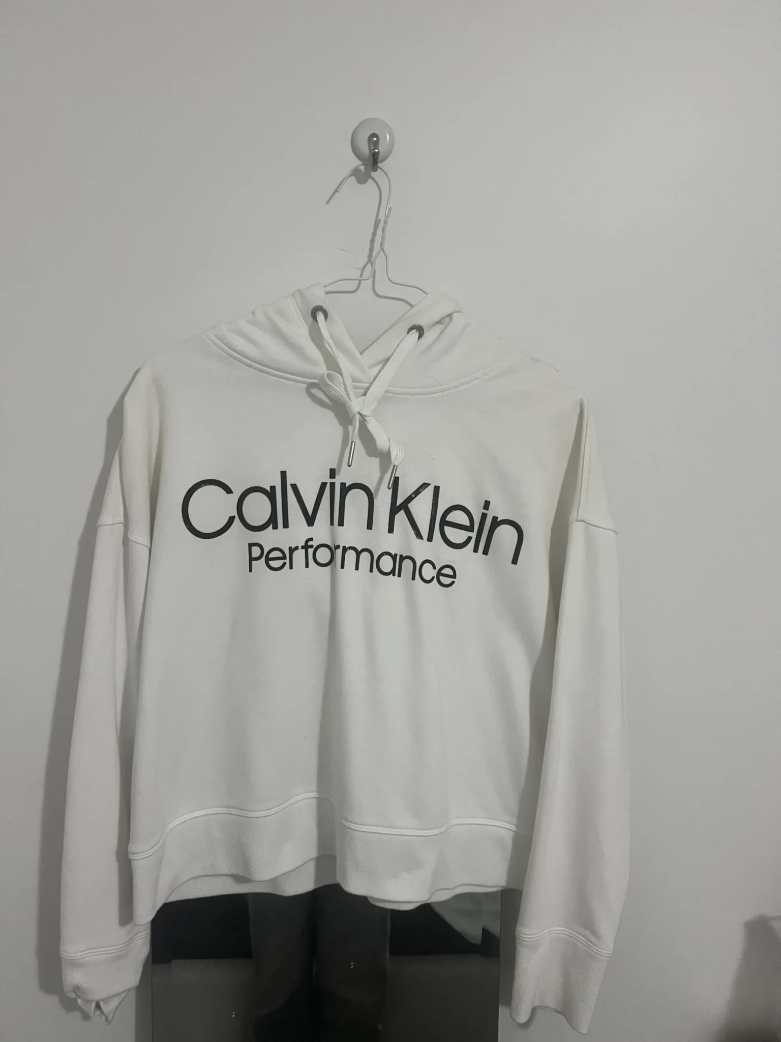 Featured image for White Calvin Klein hoodie