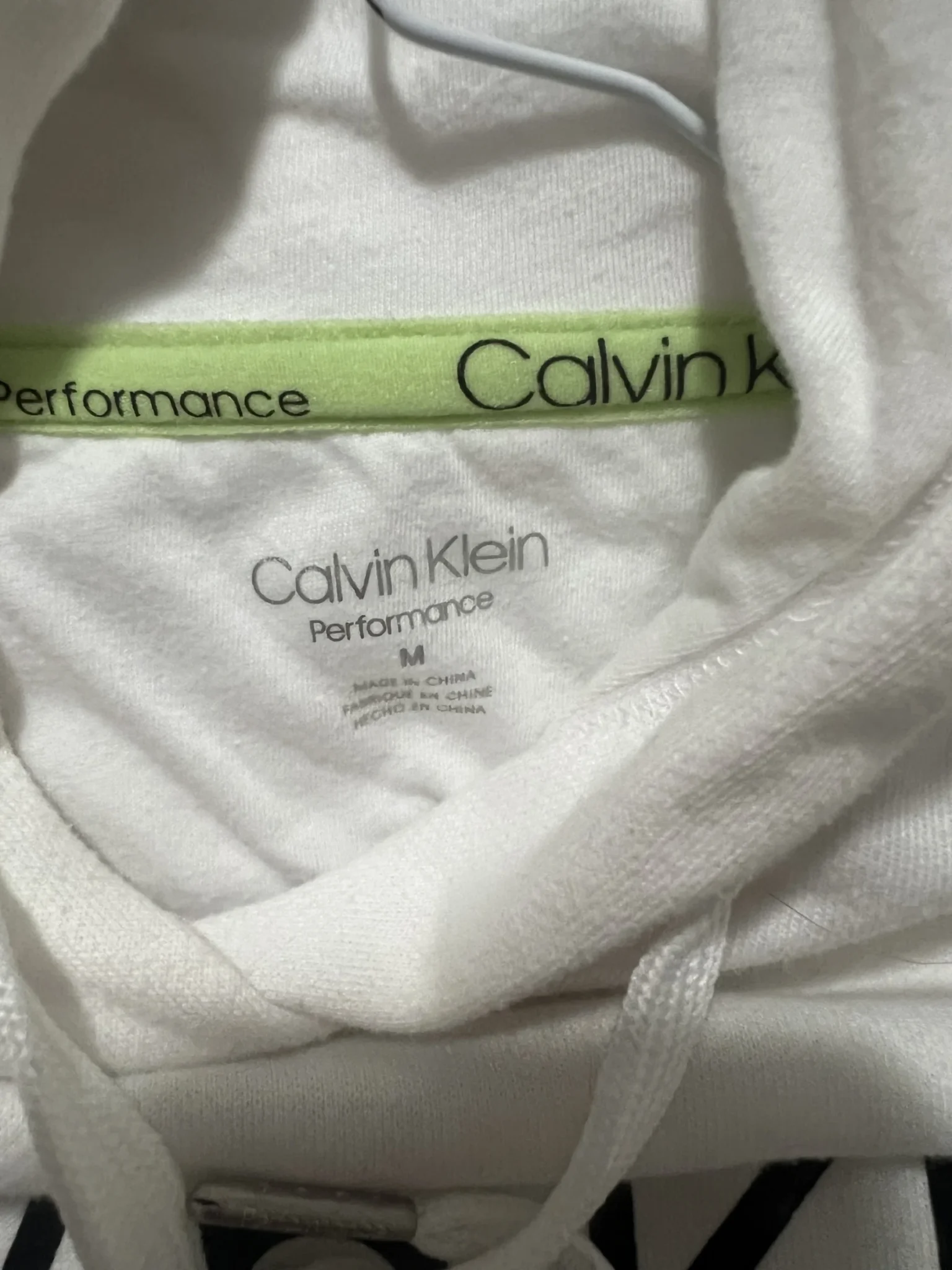 Image for White Calvin Klein hoodie
