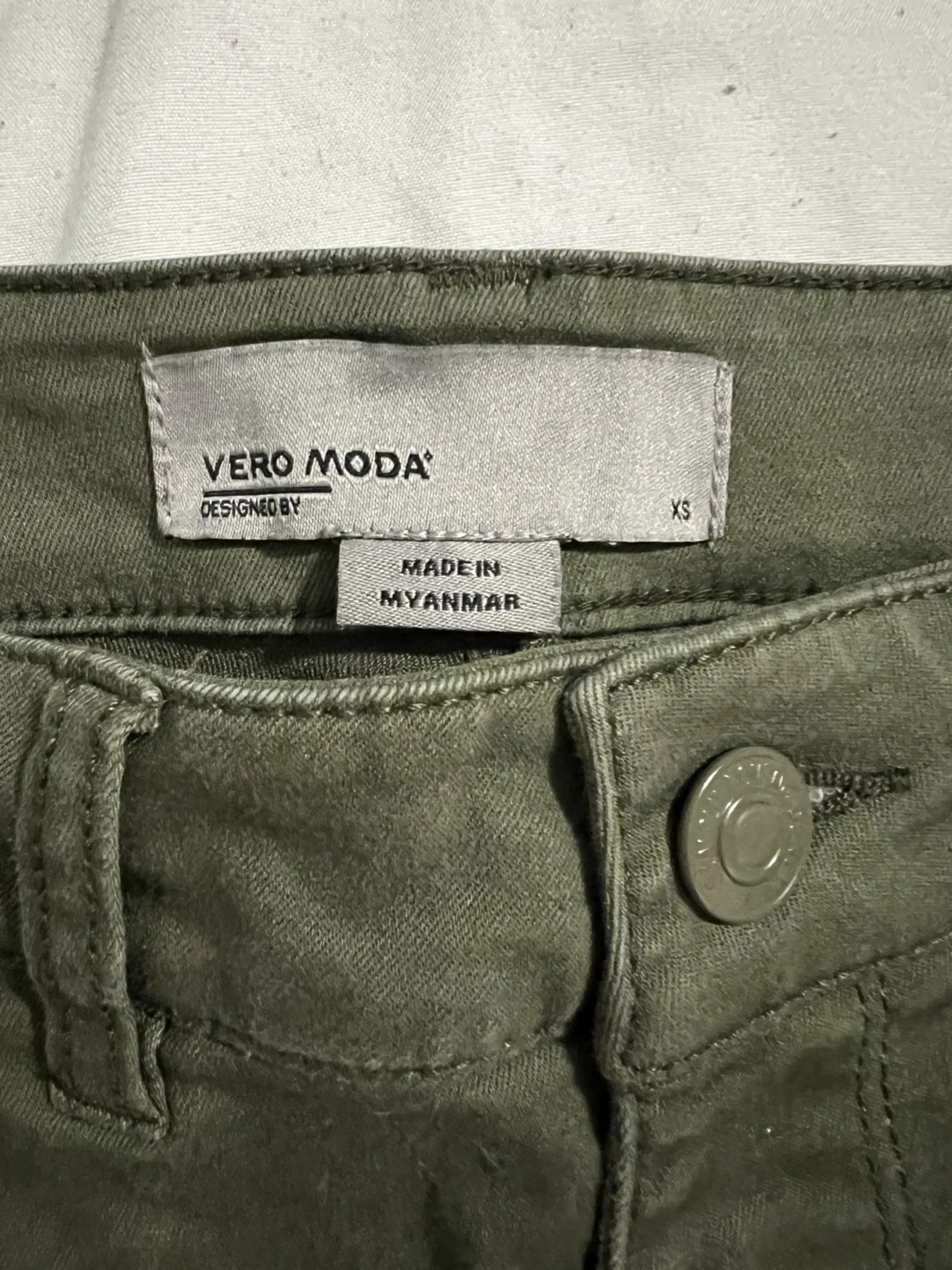 Image for Short Vero Moda vert kaki