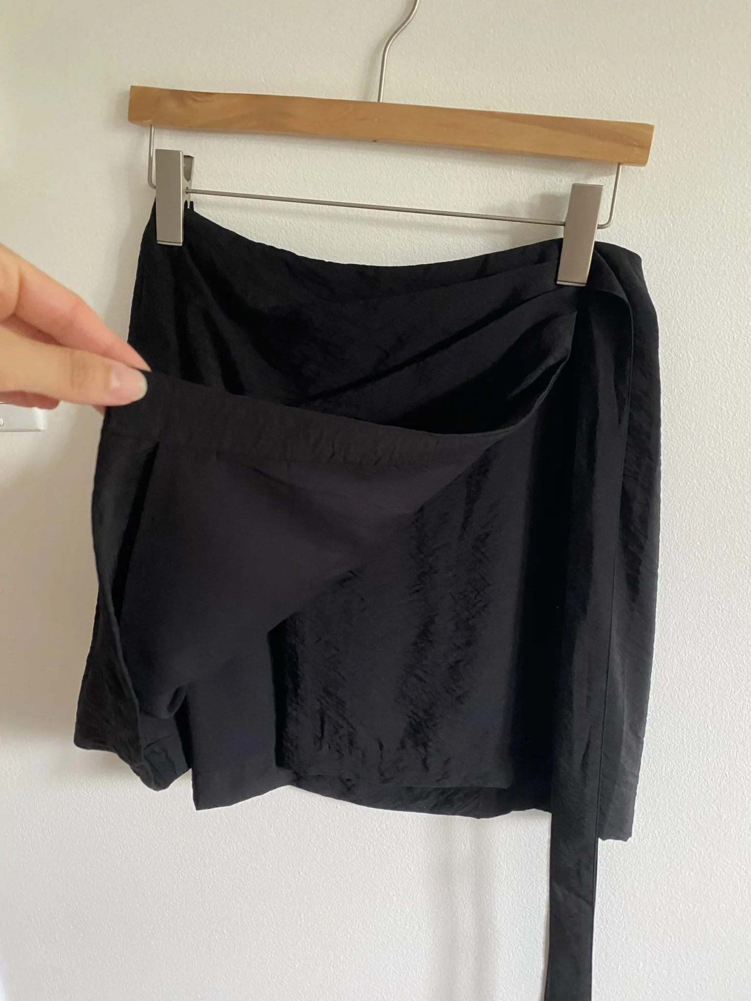 Image for Jupe portefeuille noire NEUVE