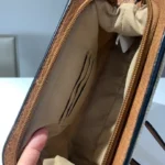 Thumbnail for Sac rafia/ cuir à bandoulière