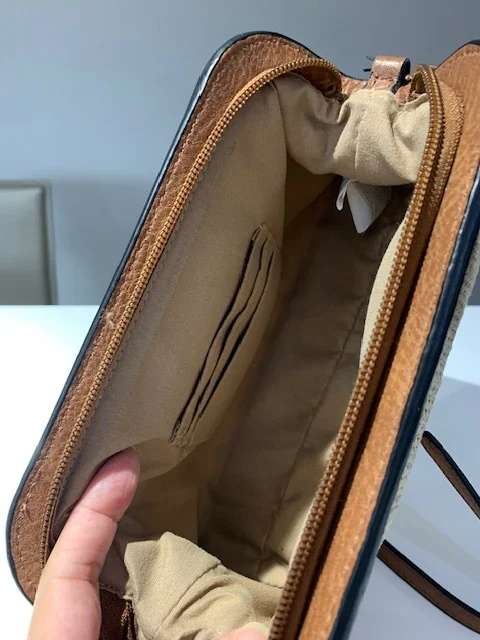 Image for Sac rafia/ cuir à bandoulière
