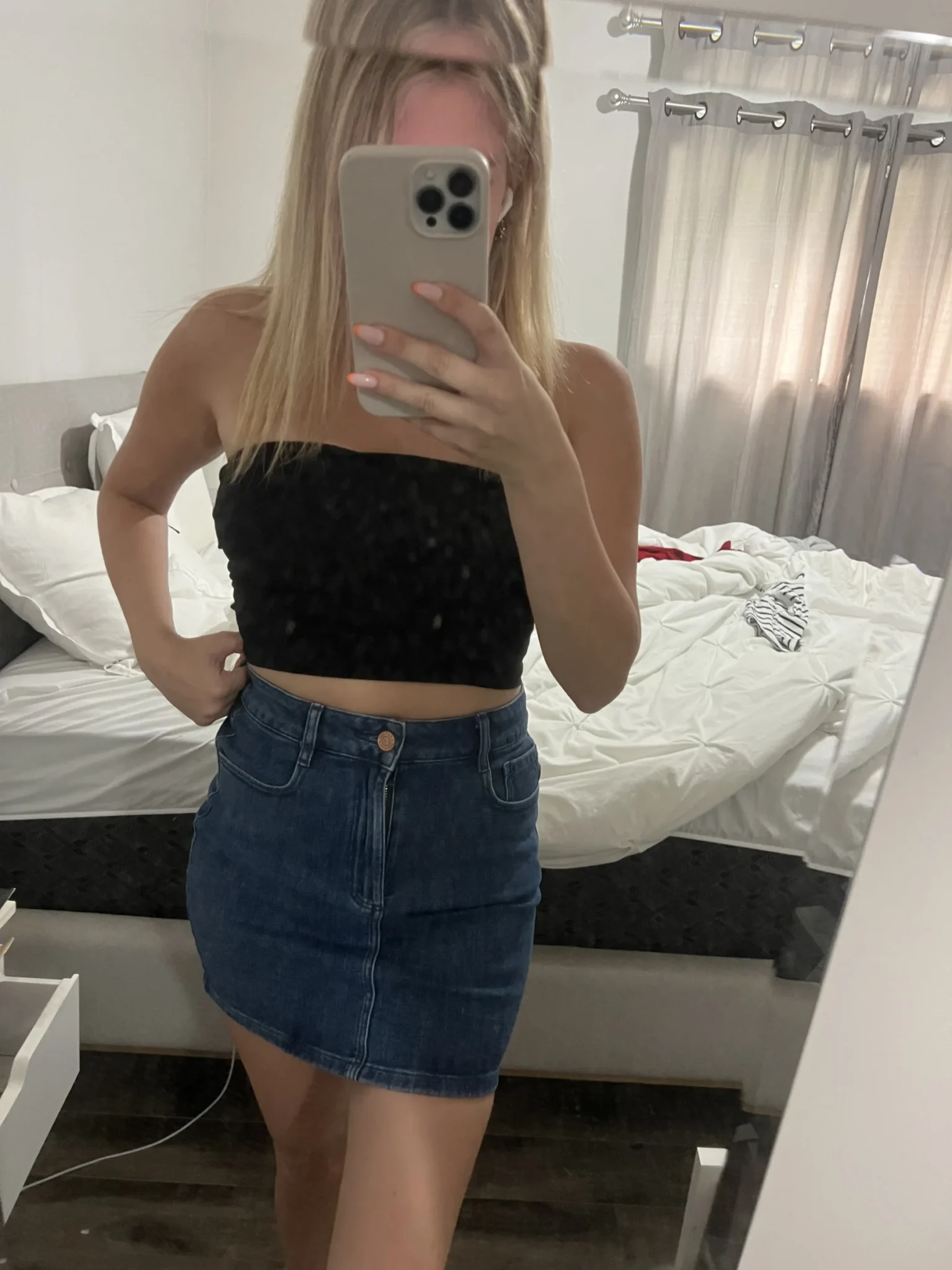Featured image for Garage jeans skirt