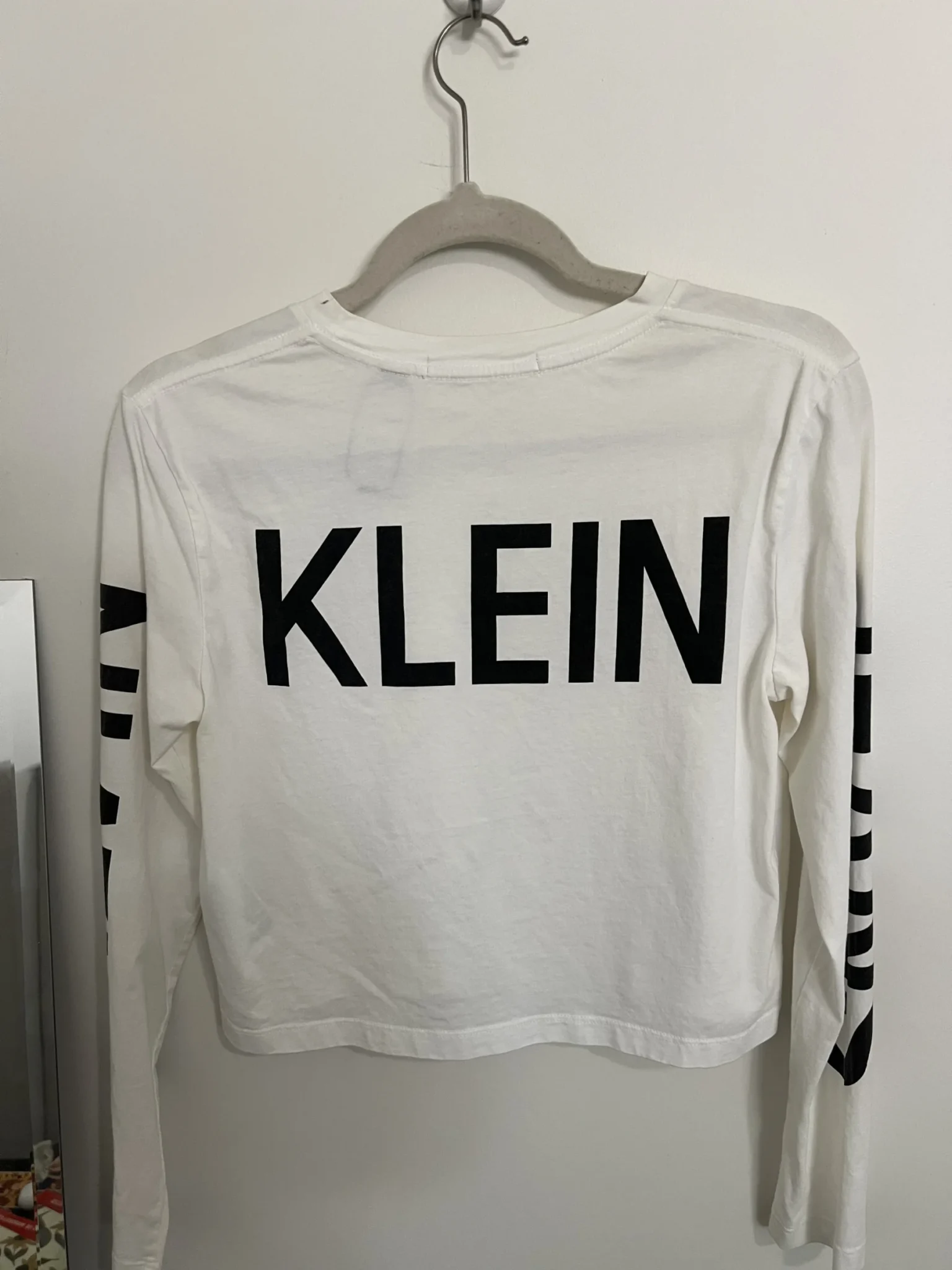 Image for Calvin klein white longsleeve