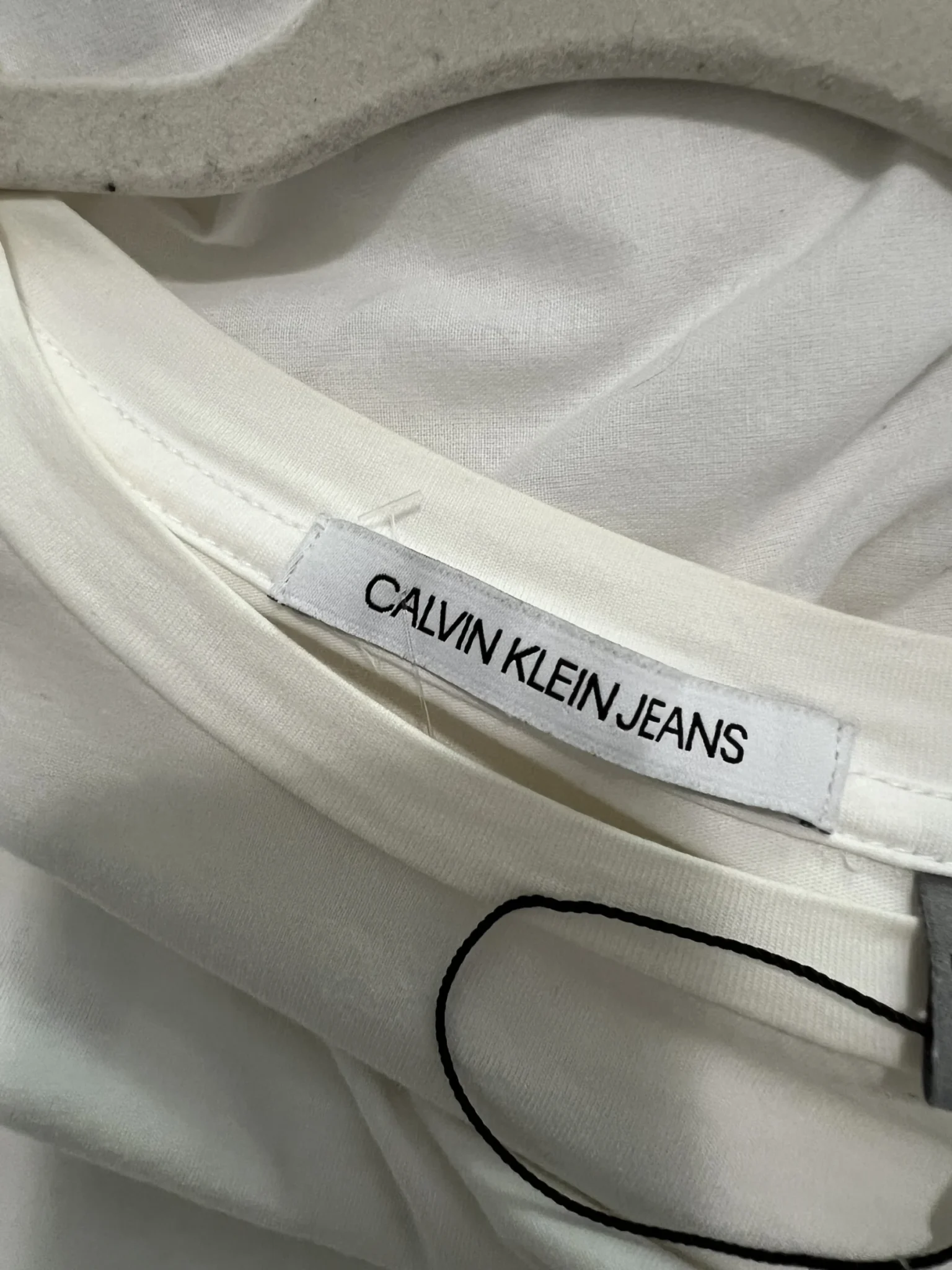 Image for Calvin klein white longsleeve