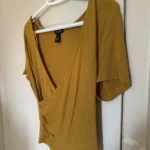 Thumbnail for Yellow wrap-around jumper
