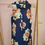 Featured thumbnail for Blouse fleurie mi-longue