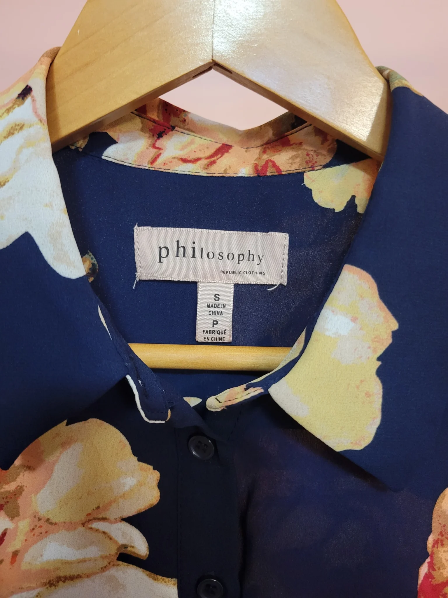 Image for Blouse fleurie mi-longue