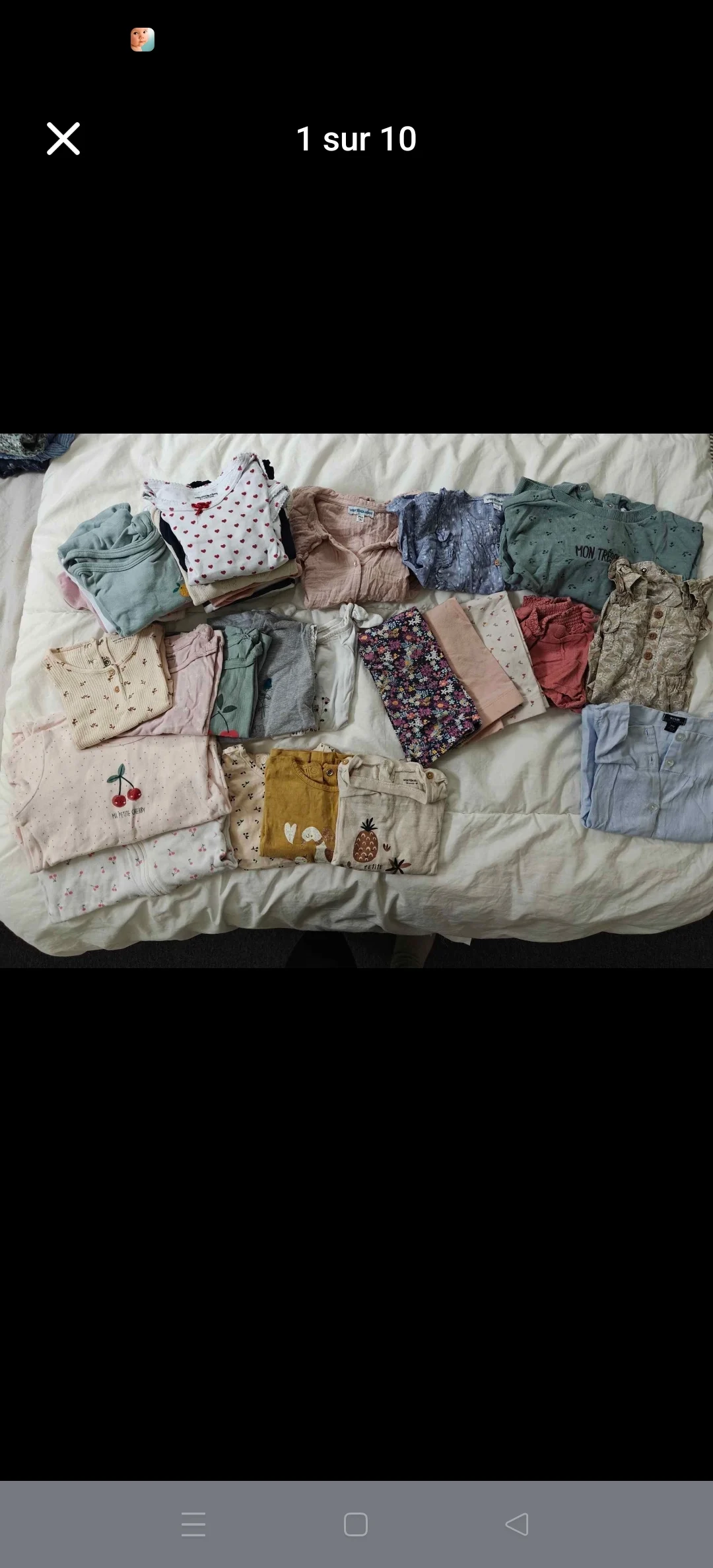 Gros lot vêtements 18 mois fille Vertbaudet seconde main