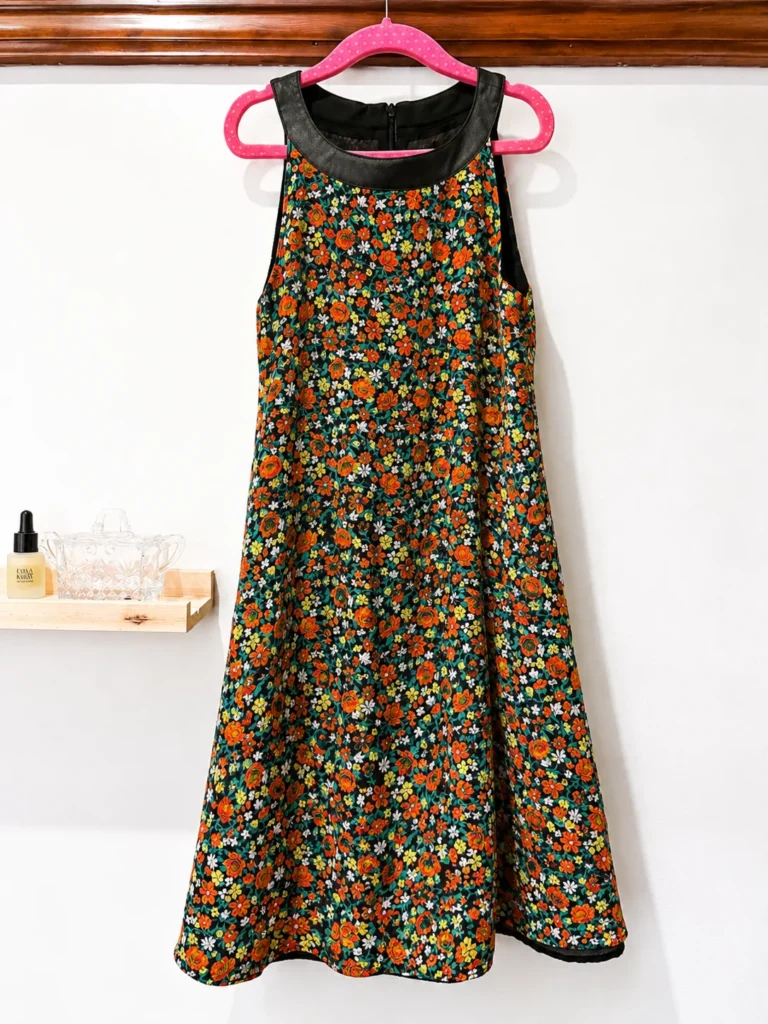 Featured image for Young Versace – Robe en soie 100 % Made in Italy – Imprimé floral