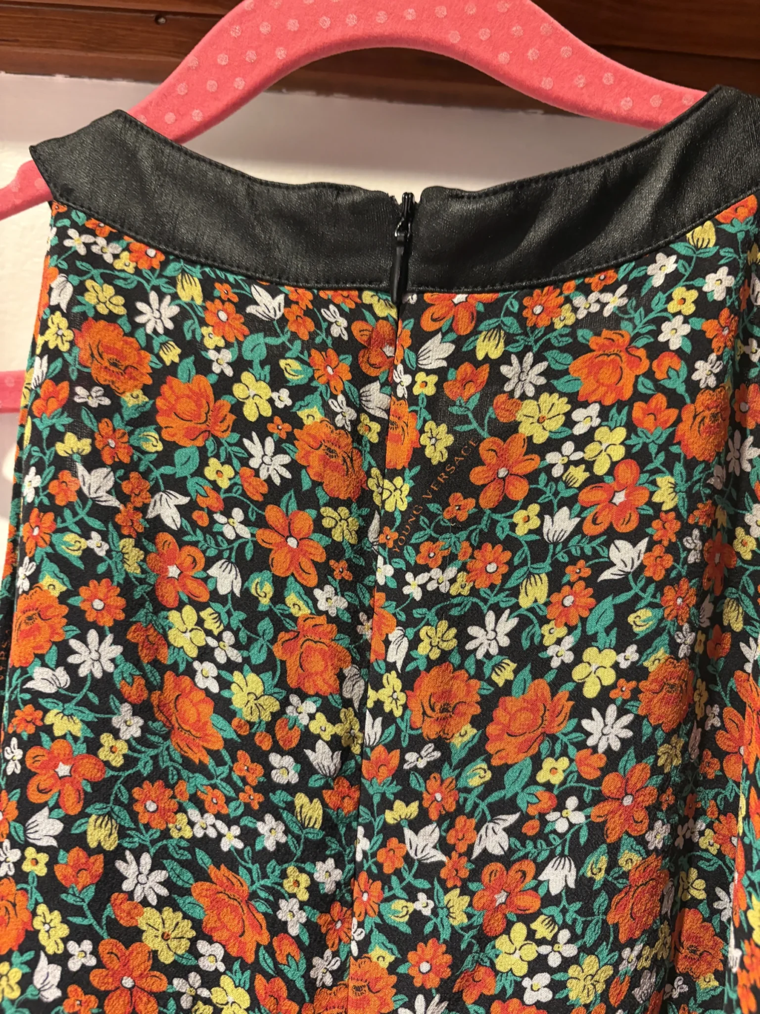 Image for Young Versace – Robe en soie 100 % Made in Italy – Imprimé floral