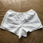 Featured thumbnail for Reformation white 100% linen shorts