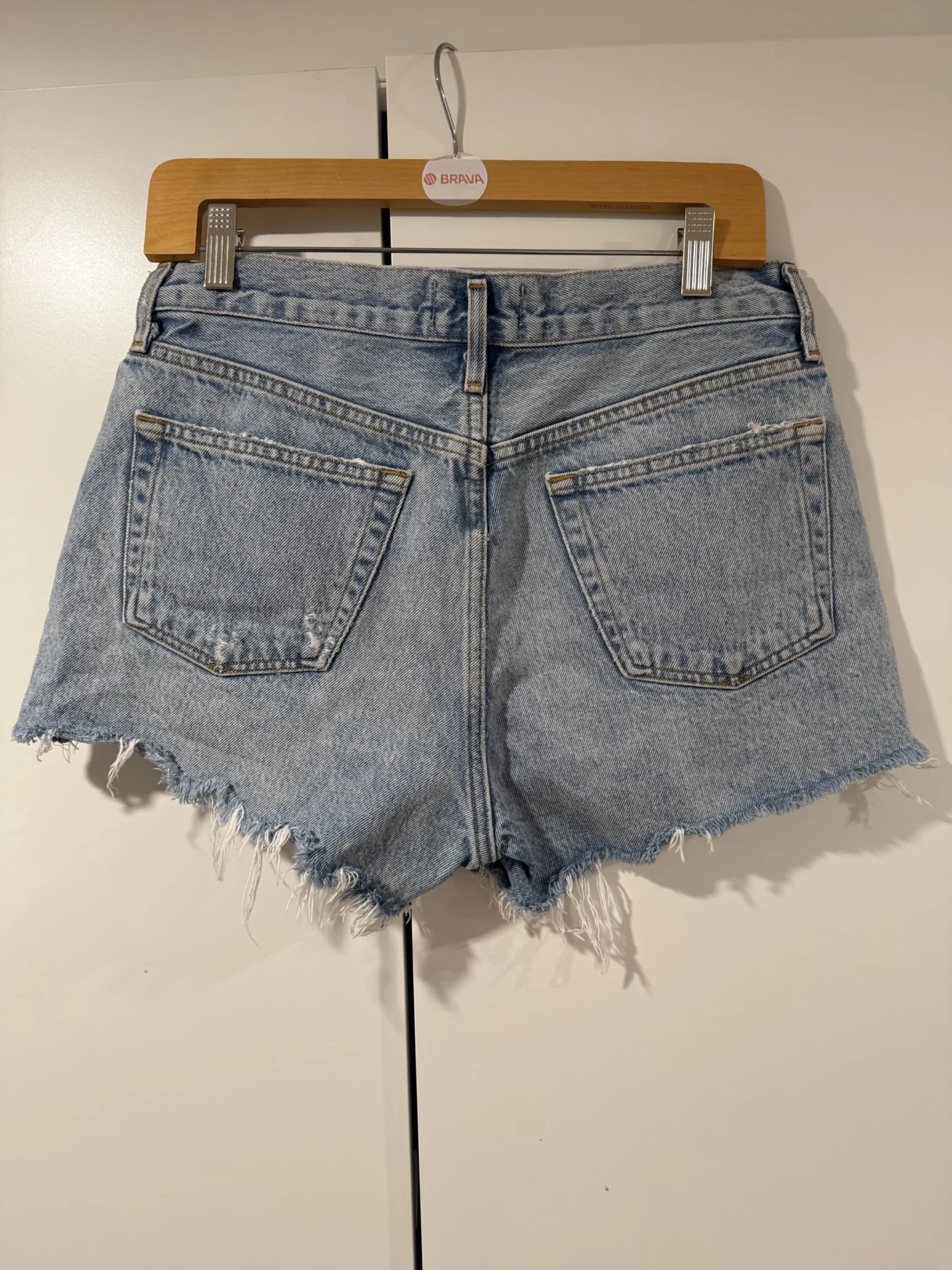 Image for Agolde Parker denim shorts