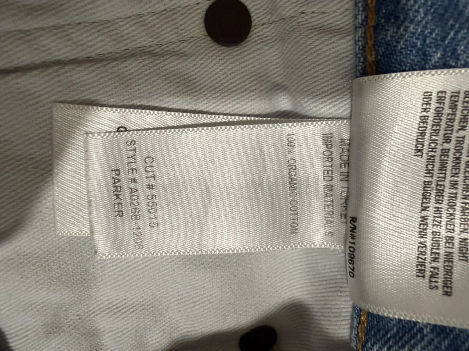 Image for Agolde Parker denim shorts