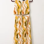 Featured thumbnail for MINKPINK – Robe midi à découpes et imprimé rétro