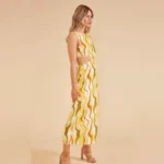 Thumbnail for MINKPINK – Robe midi à découpes et imprimé rétro