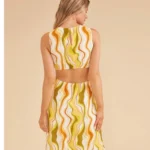 Thumbnail for MINKPINK – Robe midi à découpes et imprimé rétro