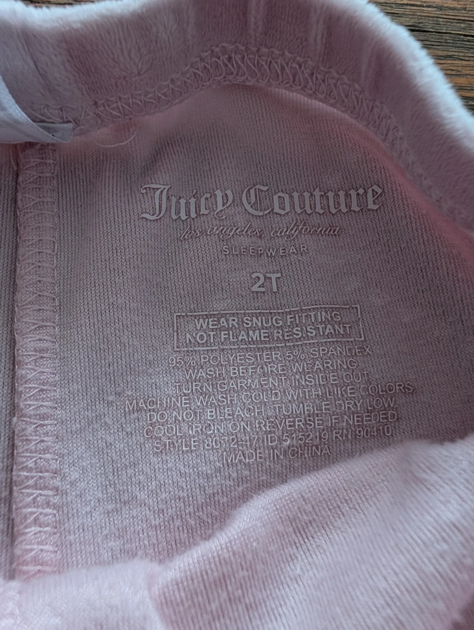 Image for Pantalon Juicy couture 2 ans