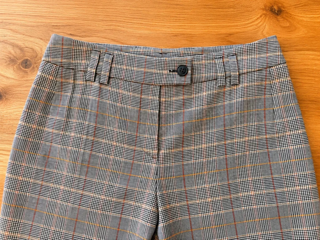 Image for Betty Barclay Collection trousers with a Prince of Wales check pattern – Size 38