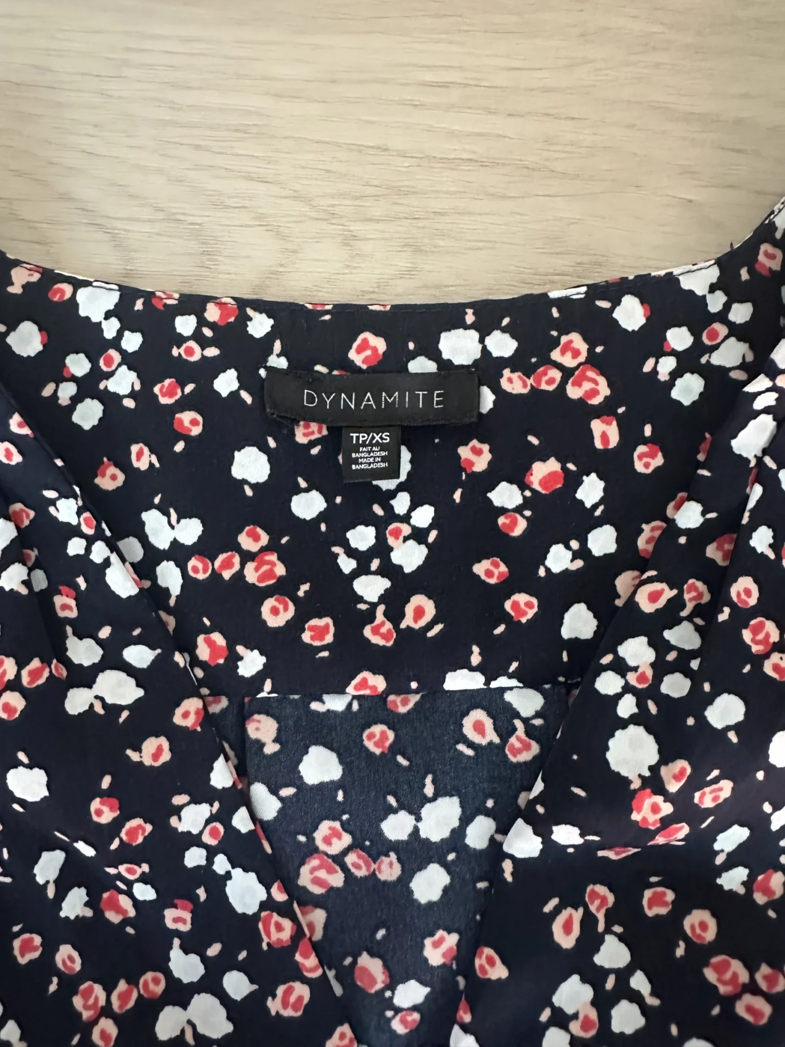 Image for Dynamite Floral Blouse XS