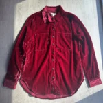 Featured thumbnail for Anthrooologie Pilcro Velvet Shirt XXS