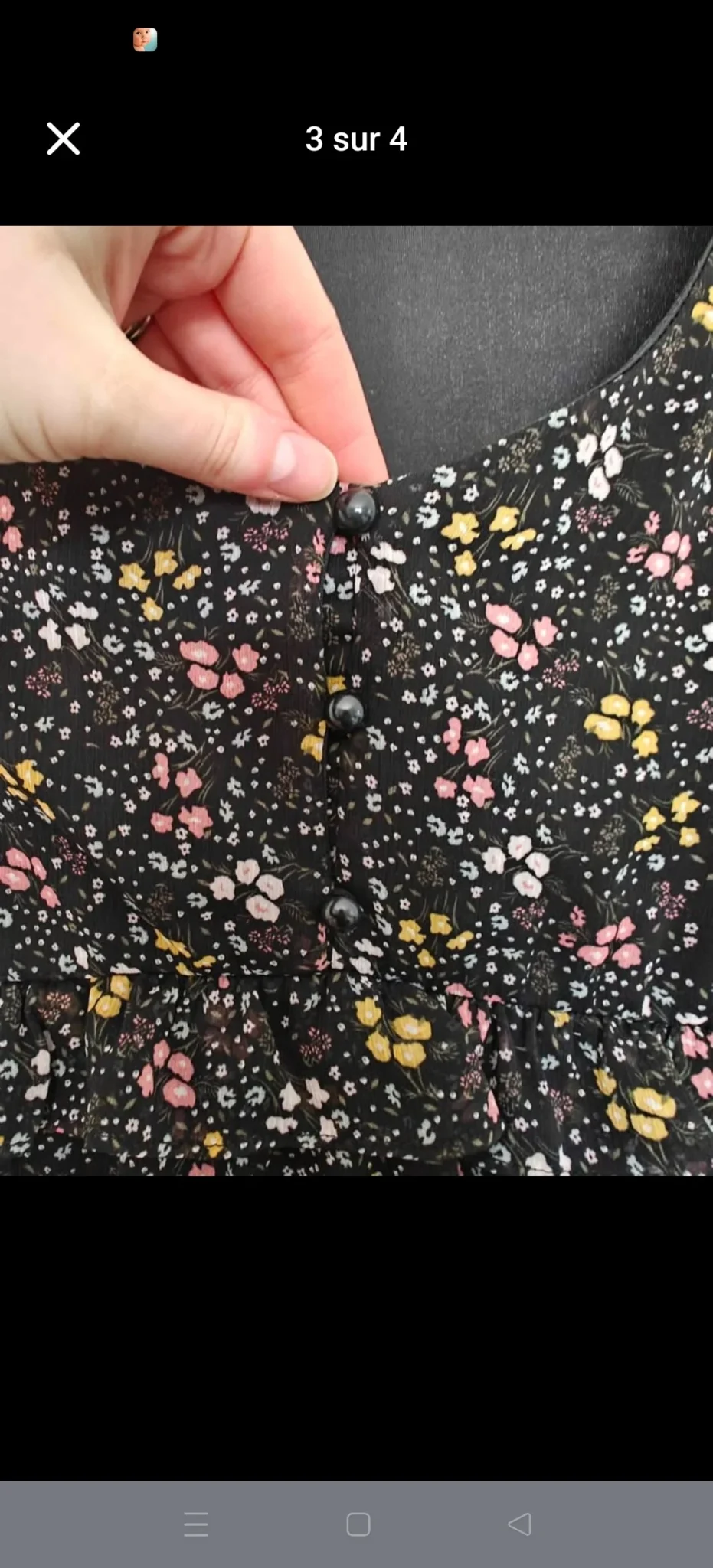 Image for Floral maternity dress