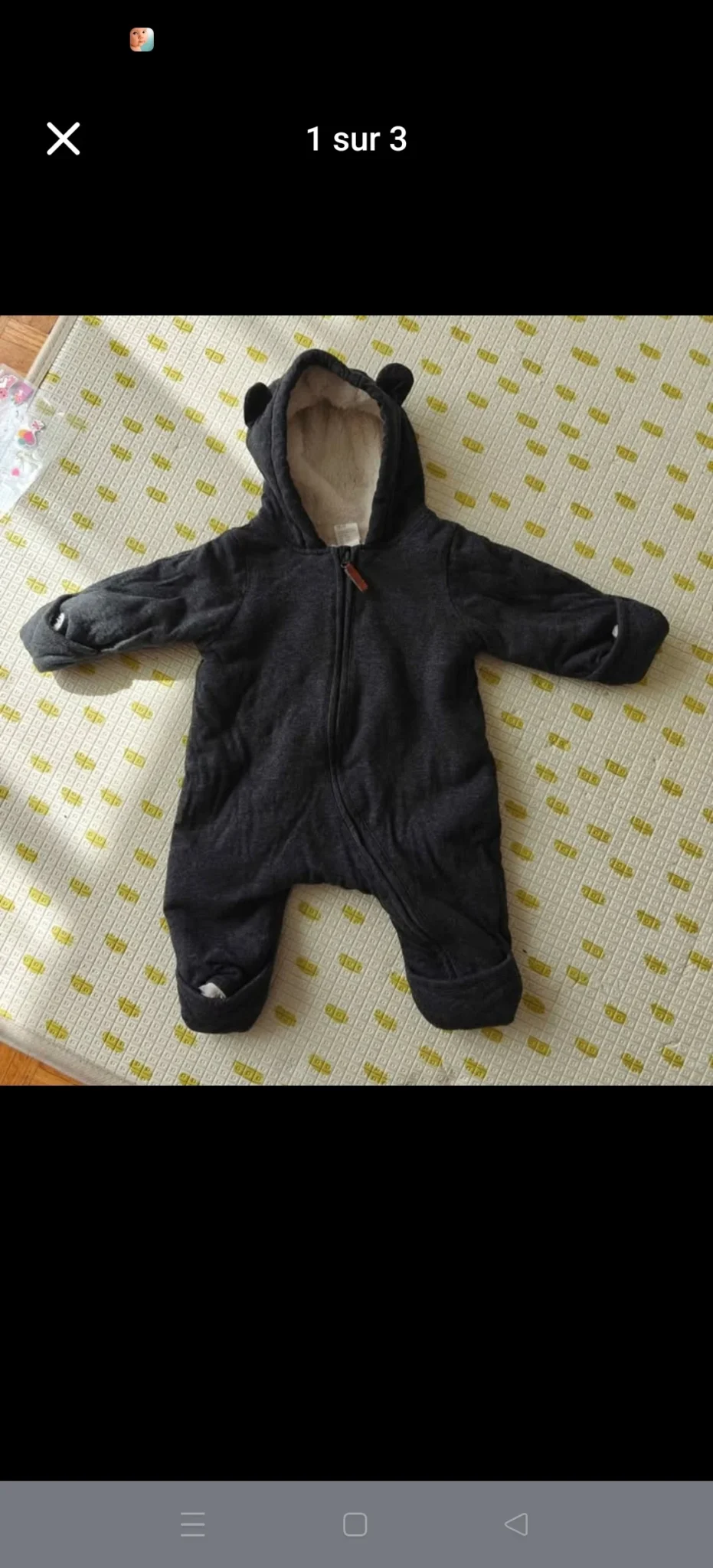 Featured image for Baby teddy bear onesie